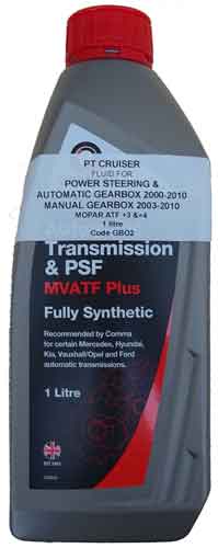 PT Cruiser gearbox oil