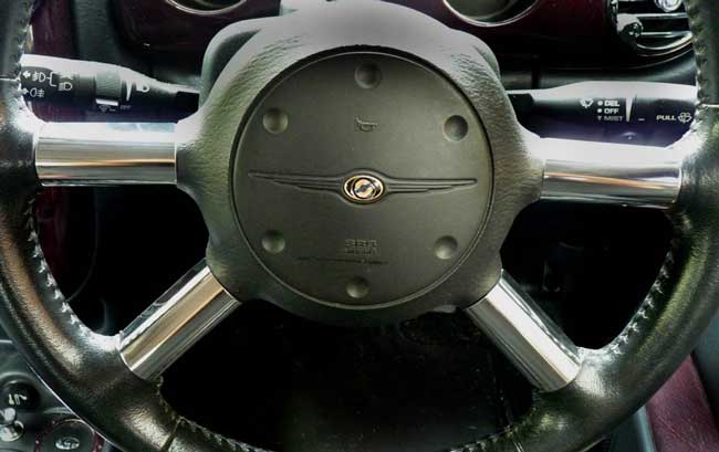 Steering wheel spoke caps