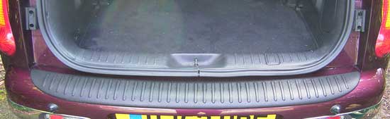 Rear bumper sill protector